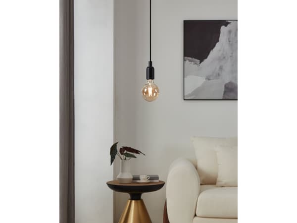 Eglo Connect-Z - LED-glödlampa med filament - form: G95 - E27 - 4.9 W (motsvarande 41 W) - klass F - varmt vitt ljus - 2200 K