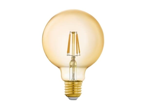 Eglo Connect-Z - LED-glödlampa med filament - form: G95 - E27 - 4.9 W (motsvarande 41 W) - klass F - varmt vitt ljus - 2200 K