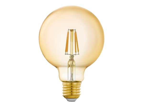 Eglo Connect-Z - LED-glödlampa med filament - form: G95 - E27 - 4.9 W (motsvarande 41 W) - klass F - varmt vitt ljus - 2200 K