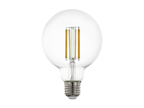 Eglo Connect-Z - LED-glödlampa med filament - form: G95 - E27 - 6 W (motsvarande 60 W) - klass E - tonbar vit - 2200-6500 K - transparent