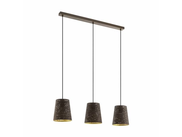 EGLO Segezia, 3 ampuller, E27, IP20, Gull, Mokka Gull, Mokka