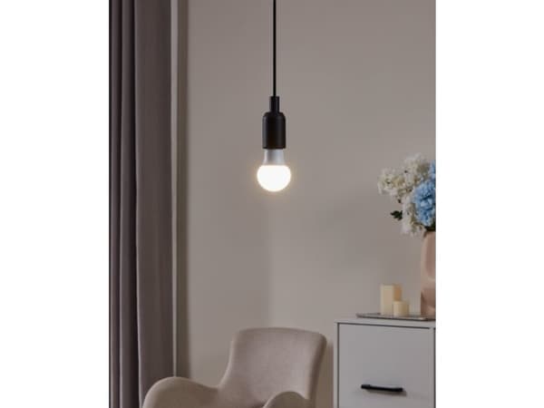 Eglo - LED-glödlampa med filament - form: G95 - E27 - 4.3 W (motsvarande 20 W) - varmt vitt ljus - 1800 K