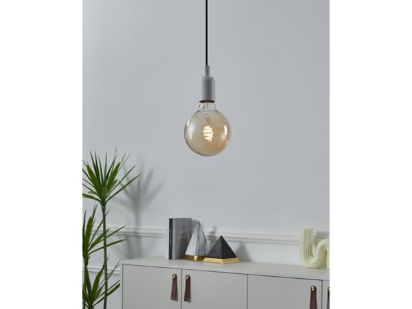 Eglo Connect-Z - LED-filamentlyspære - form: G125 - E27 - 4.9 W (ekvivalent 33 W) - klasse G - avstembar hvit - 2200-6500 K - ravgul