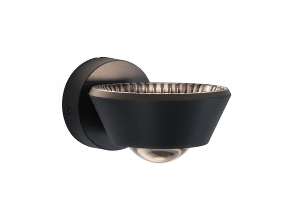 Paulmann Sabik, Ytmonterad, 1 lampor, 2700 K, IP44, Svart