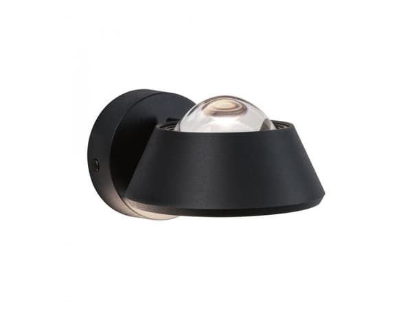 Paulmann Sabik, Ytmonterad, 1 lampor, 2700 K, IP44, Svart Svart