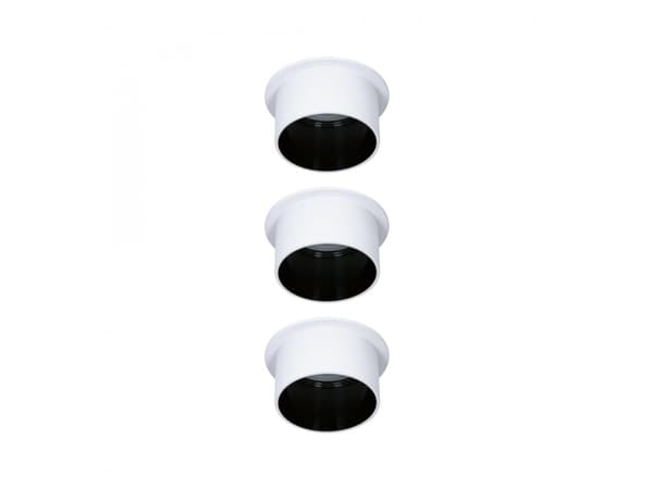 Paulmann Gil Coin, Overflateegnet, 1 ampuller, LED, 6 W, 2700 K, Sort, Hvit Sort, Hvit