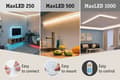 Miniatyrbilde 5 av 5: Paulmann 71041, Universale lysstriper, Ambience, Innendørs, Sølv, Plast, III