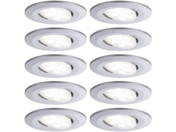 Paulmann 999.23, Rund, Tak, Kromfarget, Plast, IP65, II