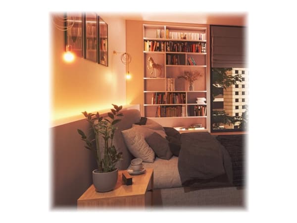 Nanoleaf Essentials - LED-glödlampa - form: A60 - E27 - 9 W (motsvarande 60 W) - klass F - 16 miljoner färger/justerbar vit - 2700-6500 K (paket om 3