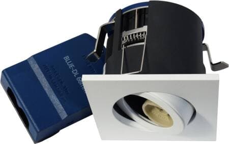BLUE-DL 66 G2 87x87/H66mm, firk., kipbar, skrue fastgørelse, 5 pol. tilslutning, GU10 (leveres uden), Hvid STANDARD