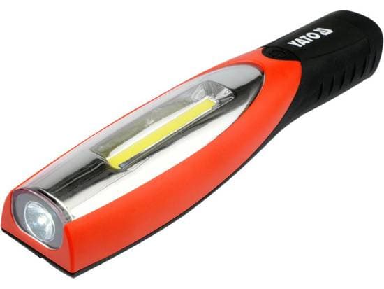 Yato YT-08502, 2 W, LED, 1 ampuller, 3600 mAh, Sort, Oransje, Håndholdt arbeidslys