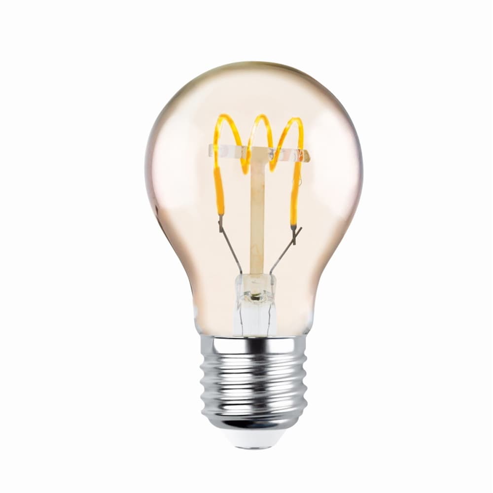 Forever LED-lampa E27 A60 4W 2000K 250lm Guld