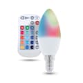 Miniatyrbillede 1 af 2: Forever LED-pære E14 C37 RGB med fjernkontrol