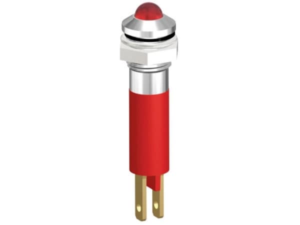 Merkkivalo Construct SWQU08124A LED-merkkivalo Kromi (tyhjä) 24 V DC/AC Lokero