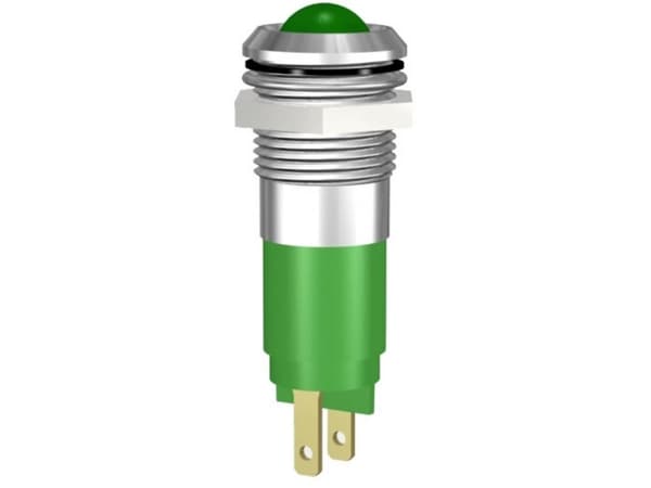 Merkkivalo Construct SWBU14124A LED-merkkivalo Kromi (tyhjä) 24 V DC/AC Lokero