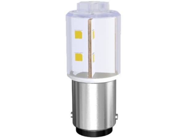 Signal Construct LED-diode BA15d Blå 24 V DC/AC