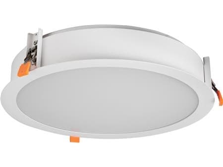 CAMPUS 500 INDBYGNING 34W 3000K-3500K-4000K DALI2, SW-DIM, 1-10V dæmp, HVID - PROFESSIONEL