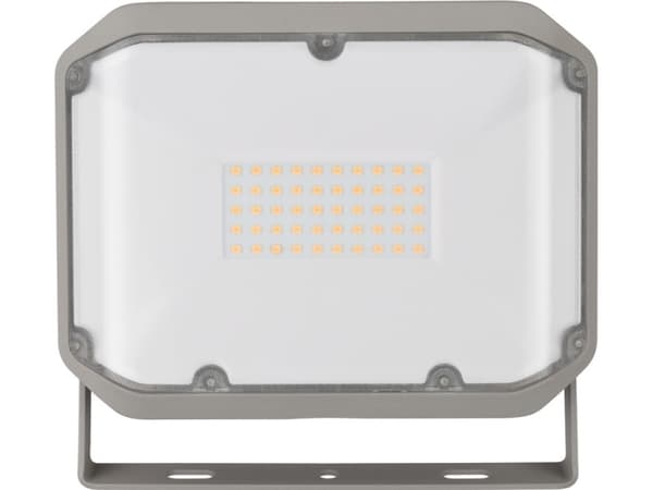 Brennenstuhl AL 3050 - Flomlys - LED - 30 W - klasse E - varmt hvitt lys - 3000 K - flat - grå