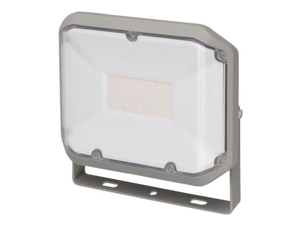 Brennenstuhl AL 3050 - Flomlys - LED - 30 W - klasse E - varmt hvitt lys - 3000 K - flat - grå