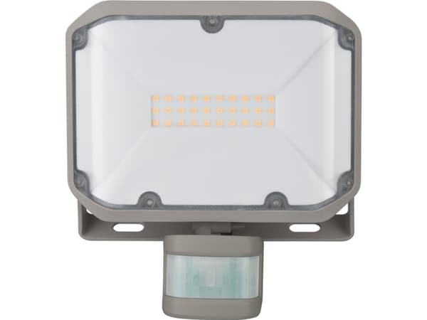 Brennenstuhl AL 2050 - Flomlys - LED - 20 W - klasse E - varmt hvitt lys - 3000 K - grå