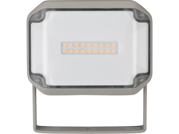 Brennenstuhl AL 1050 - Flomlys - LED - 10 W - klasse E - varmt hvitt lys - 3000 K - flat - grå