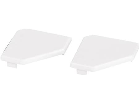 Ändlock Art Corner White 2 st, för E-7504028 Profil Art Corner 2m White PROFESSIONAL