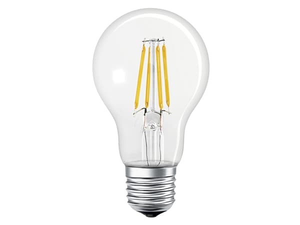 LEDVANCE SMART+, Smart glödlampa, Bluetooth, Transparent, LED, E27, Varmvitt