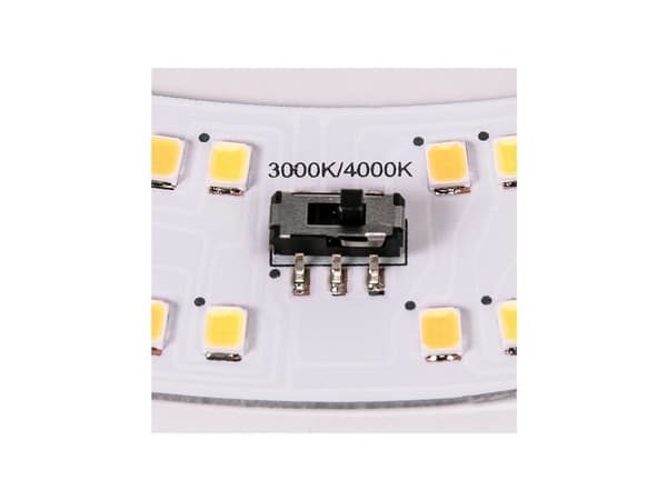 SLV 1002075, Gjuten aluminium, IP44, I, 15 W, Vit, 30000 h