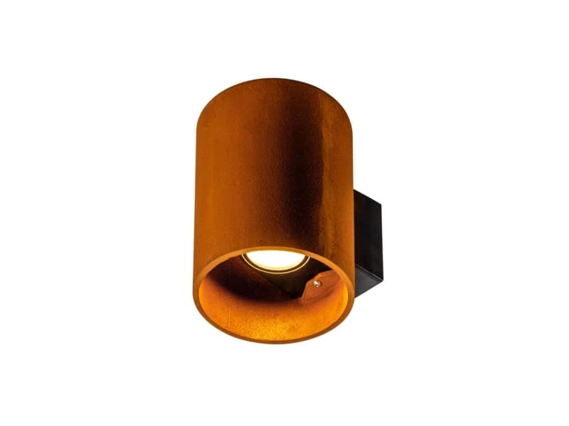 SLV Rusty Up/Down WL, Väggbelysning för utomhusbruk, Rostfärgad, Stål, IP20, Camping, Entré, Fasad, Garage, Trädgård, Gräsmatta, Trädgårdsgång, Teras