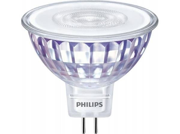 Philips MASTER LEDspot VLE D - LED-pære for søkelys - form: MR16 - GU5.3 - 7.5 W (ekvivalent 50 W) - klasse F - hvitt lys - 3000 K