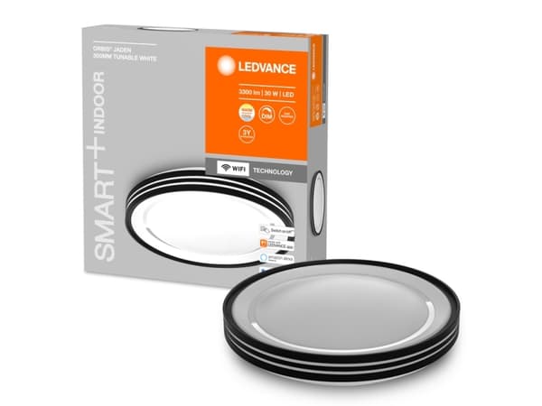 LEDVANCE SMART+ Orbis Jaden, Smart takbelysning, Wi-Fi, Svart, Polykarbonat, Stål, 2700 K, 2100 LM