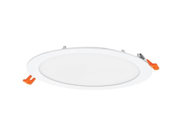 LEDVANCE Downlight Slim, Innsunket spotlight, 22 W, 6500 K, 2000 lm, 220 - 240 V, Oransje, Hvit Oransje, Hvit
