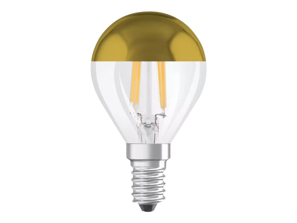 OSRAM LED STAR - LED-glödlampa med filament - form: P45 - klar finish - E14 - 4 W (motsvarande 34 W) - klass F - varmt vitt ljus - 2700 K