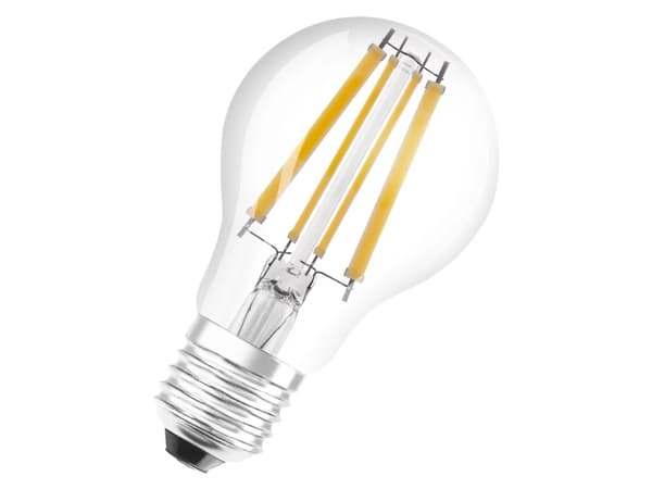 OSRAM SUPERSTAR - LED-glödlampa med filament - form: A60 - E27 - 12 W (motsvarande 100 W) - klass D - svalt vitt ljus - 4000 K