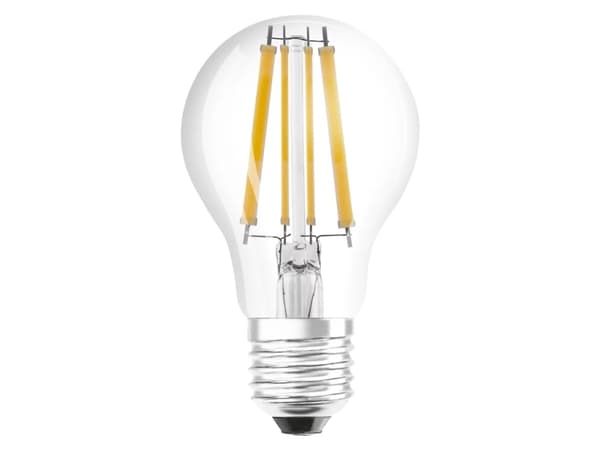 OSRAM SUPERSTAR - LED-glödlampa med filament - form: A60 - E27 - 12 W (motsvarande 100 W) - klass D - svalt vitt ljus - 4000 K