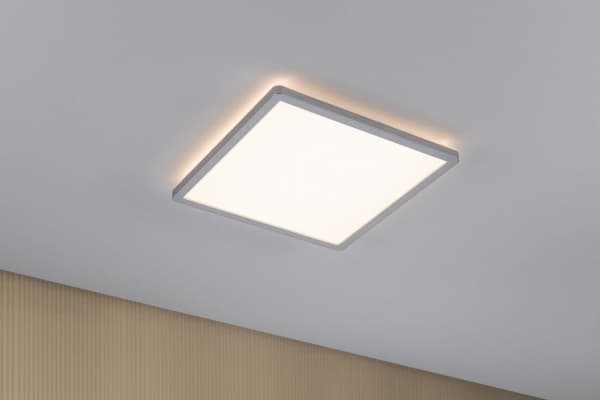 Paulmann Atria Shine, firkant, Tak, Overflatemontert, Kromfarget, Plast, IP20