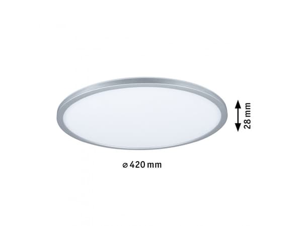 Paulmann Atria Shine, Pyöreä, IP20, II, 23 W, Valkoinen, 3000 K