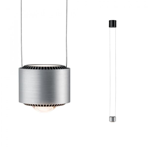 Paulmann Aldan II, Flexibelt fäste, Gjuten aluminium, Svart, Gjuten aluminium, Svart, Gjuten aluminium, Rund, LED