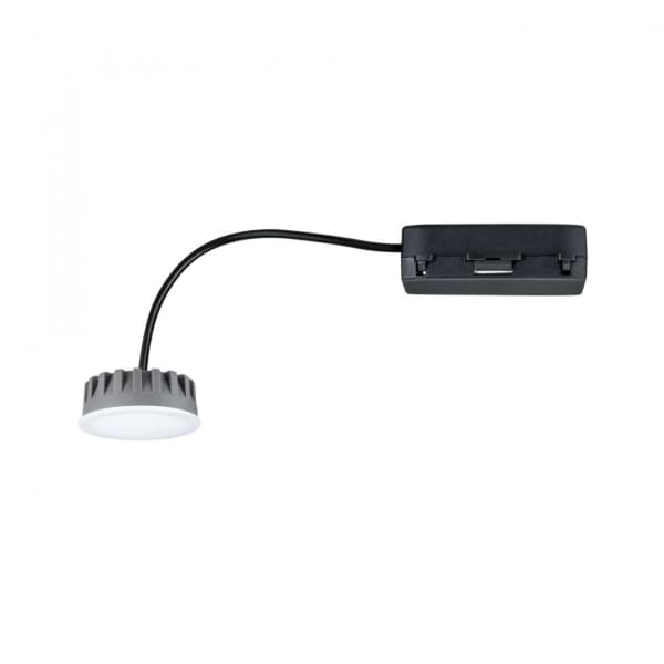 Paulmann Nova Plus Coin, Nedtryckbar spotlight, 1 lampor, LED, 6 W, 4000 K, Satinstål