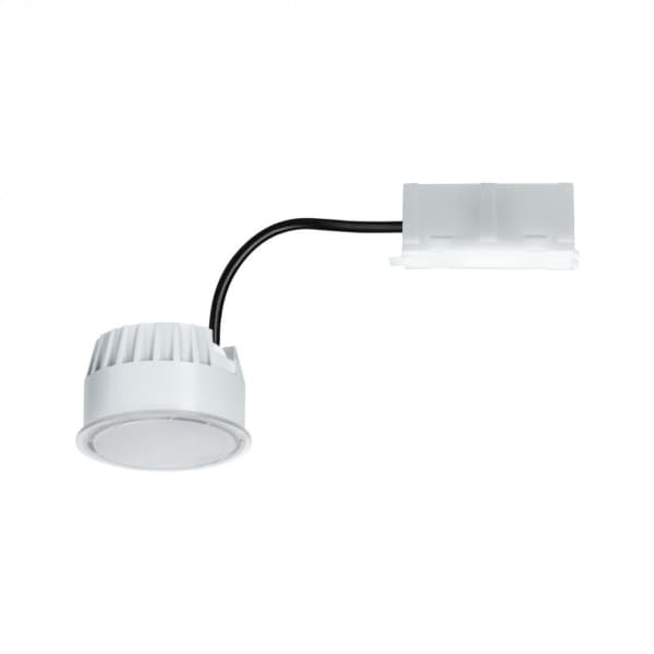 Paulmann Base Coin, Nedtryckbar spotlight, 1 lampor, LED, 5 W, 3000 K, Vit