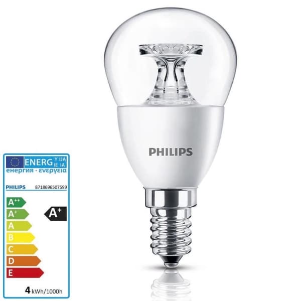 Philips CorePro LED ND 4-25W E14 827 P45 CL, 25 W, E14, 250 LM, 15000 h, Varmvitt
