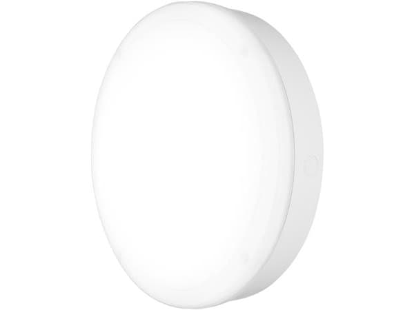 LEDVANCE Surface Bulkhead Outdoor 300mm 1400lm 15W 830 IP65 IK10 hvid
