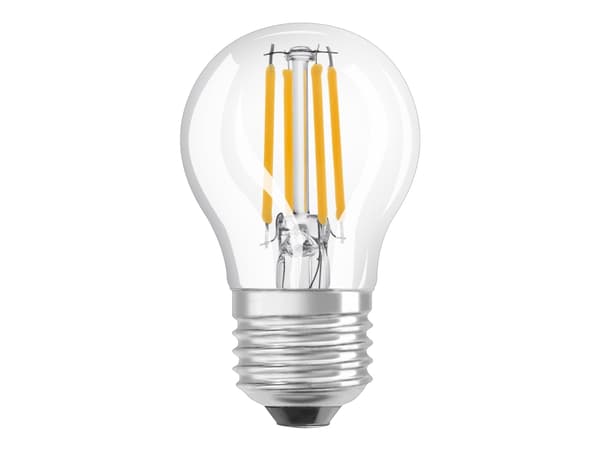LEDVANCE SMART+ WiFi Filament Mini Bulb Dimmable, Älylamppu, Läpinäkyvä, Wi-Fi, Integroitu LED, E27, Lämmin valkoinen