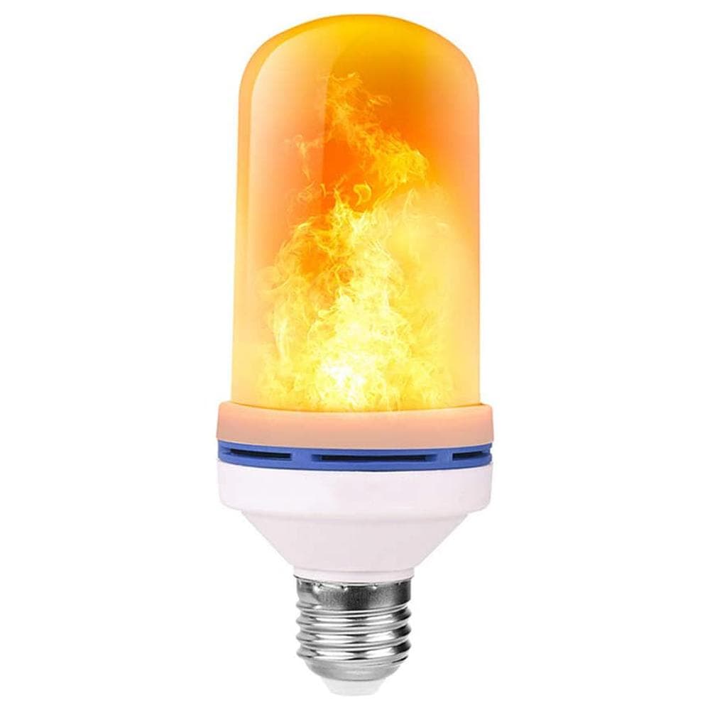 Flammande LED lampa glödlampa