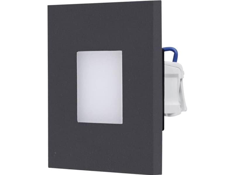 EVN LQ41840A EVN LED-væglampe til indbygning LED (RGB) LED indbygget 1.8 W Antracit