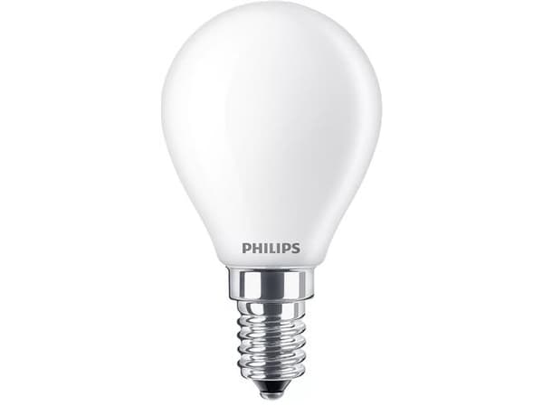 Philips MASTER Value LED Krone Dæmpbar 3,4W (40W) E14 P45 927 Mat Glas