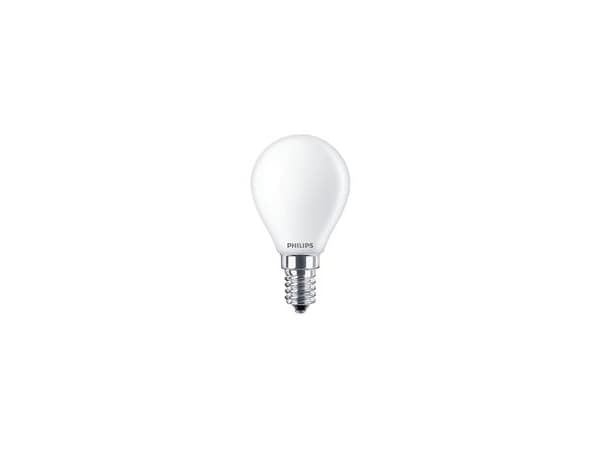 Philips MASTER Value LED Krone Dæmpbar 3,4W (40W) E14 P45 927 Mat Glas