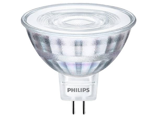 Philips 30708700, 4,4 W, 35 W, GU5.3, 390 lm, 15000 h, valkoinen