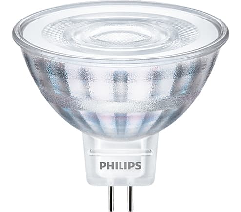 Philips 30708700, 4,4 W, 35 W, GU5.3, 390 lm, 15000 h, valkoinen