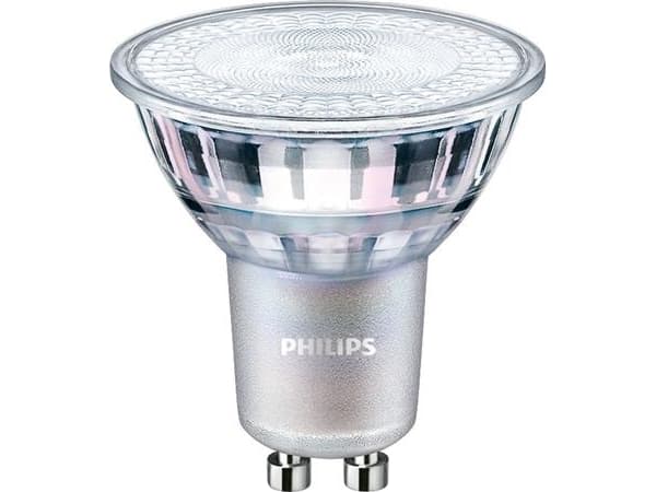 Philips MAS LED, 3,7 W, 30 W, GU10, 270 lm, 25000 timer, Hvit